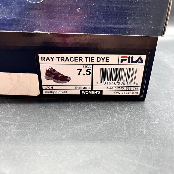 NEW Fila Ray Tracer Women’s Sneakers Pink Multi Size 7.5 5RM01666-785 - Picture 9 of 10